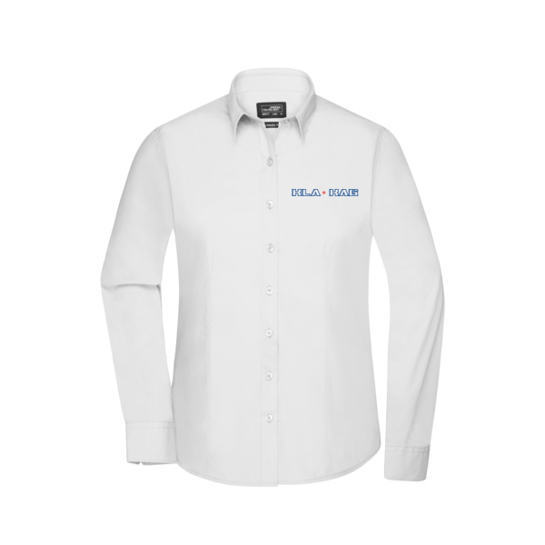 Bruststick - Ladies' Shirt Longsleeve Poplin Miniaturansicht