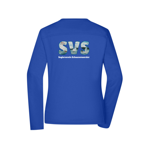 Rückendruck - Ladies' Workwear-Longsleeve-T Miniaturansicht