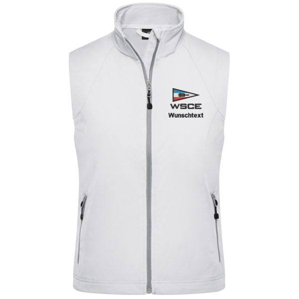 Brustick Dunkel - Ladies' Softshell Vest Miniaturansicht