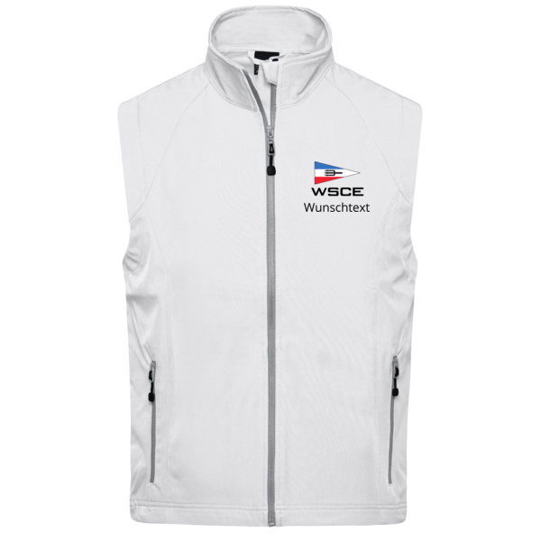 Brustdruck dunkel - Men's Softshell Vest Miniaturansicht