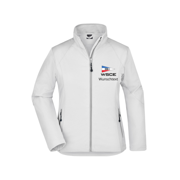 Brustdruck dunkel - Ladies' Softshell Jacket Miniaturansicht