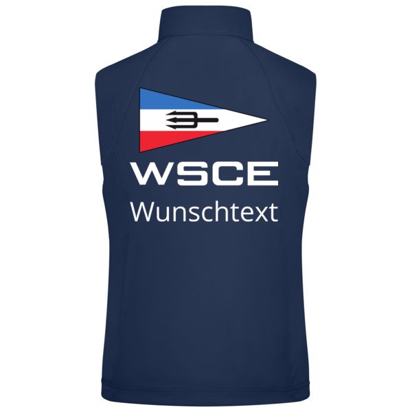 Rückendruck - Ladies' Softshell Vest Miniaturansicht