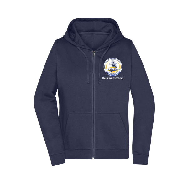 Rücken & Brustdruck - Ladies' Promo Zip Hoody Miniaturansicht