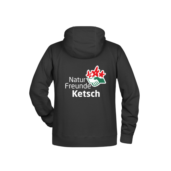 Rückendruck weiß - Men's Hoody   OCS Blended & RCS Miniaturansicht