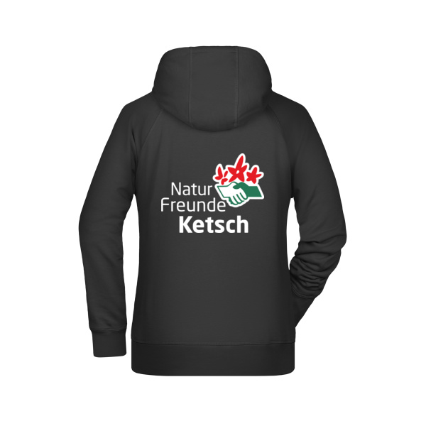 Rückendruck weiß - Ladies' Hoody   OCS Blended & RCS Miniaturansicht