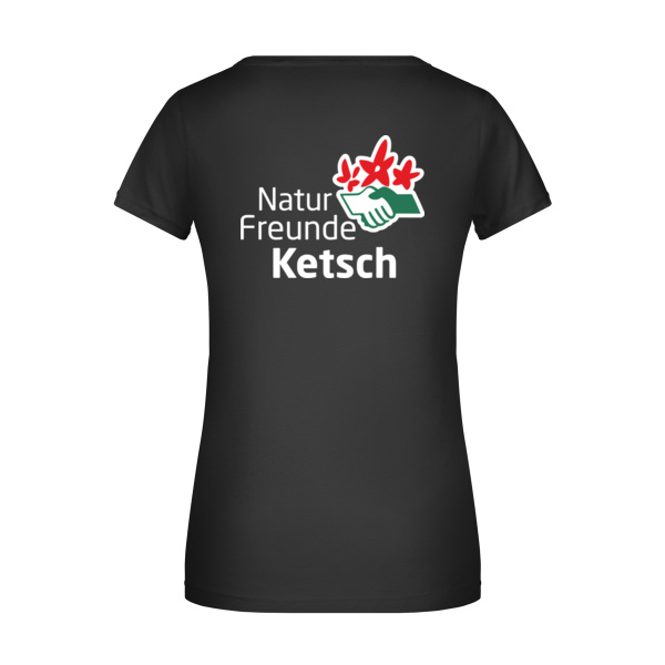 Rückendruck weiß - Ladies' Basic-T   OCS Standard Miniaturansicht