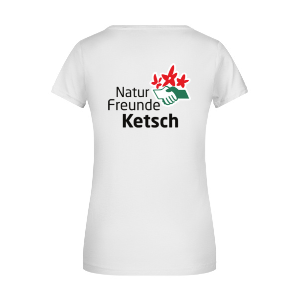 Rückendruck schwarz - Ladies' Basic-T   OCS Standard Miniaturansicht