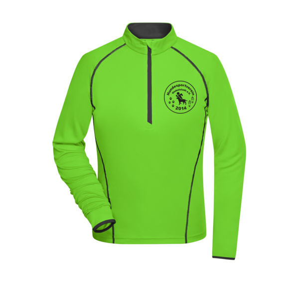 Beidseitiger Druck schwarz - Ladies' Sports Shirt Long-Sleeved Miniaturansicht