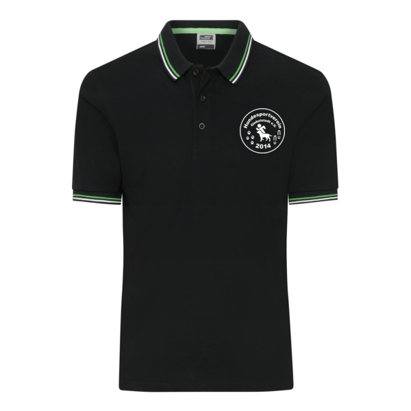 Brustdruck weiß - Men's Polo Miniaturansicht