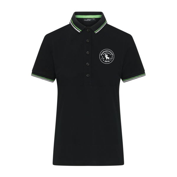 Brustdruck weiß - Ladies' Polo Miniaturansicht