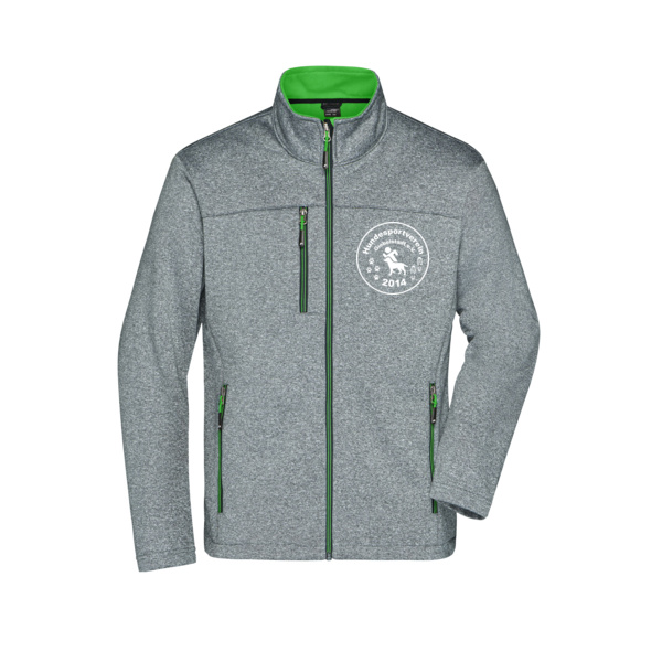 Brustdruck weiß - Men's Softshell Jacket Miniaturansicht