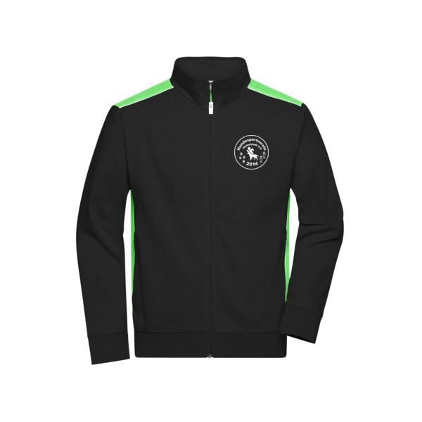 Beidseitiger Druck weiß - Workwear Sweat Jacket - COLOR - Miniaturansicht